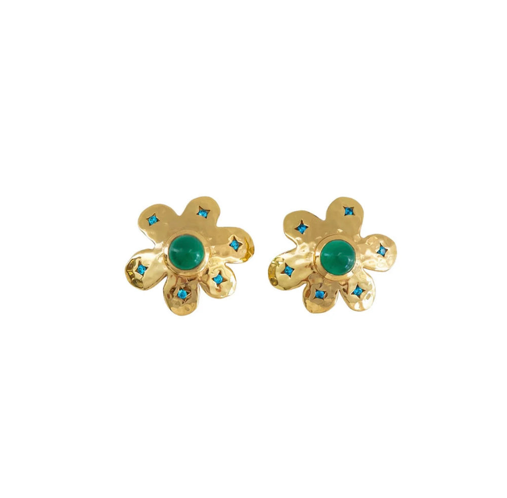 Käärme Jewels - Flower Stud Earrings