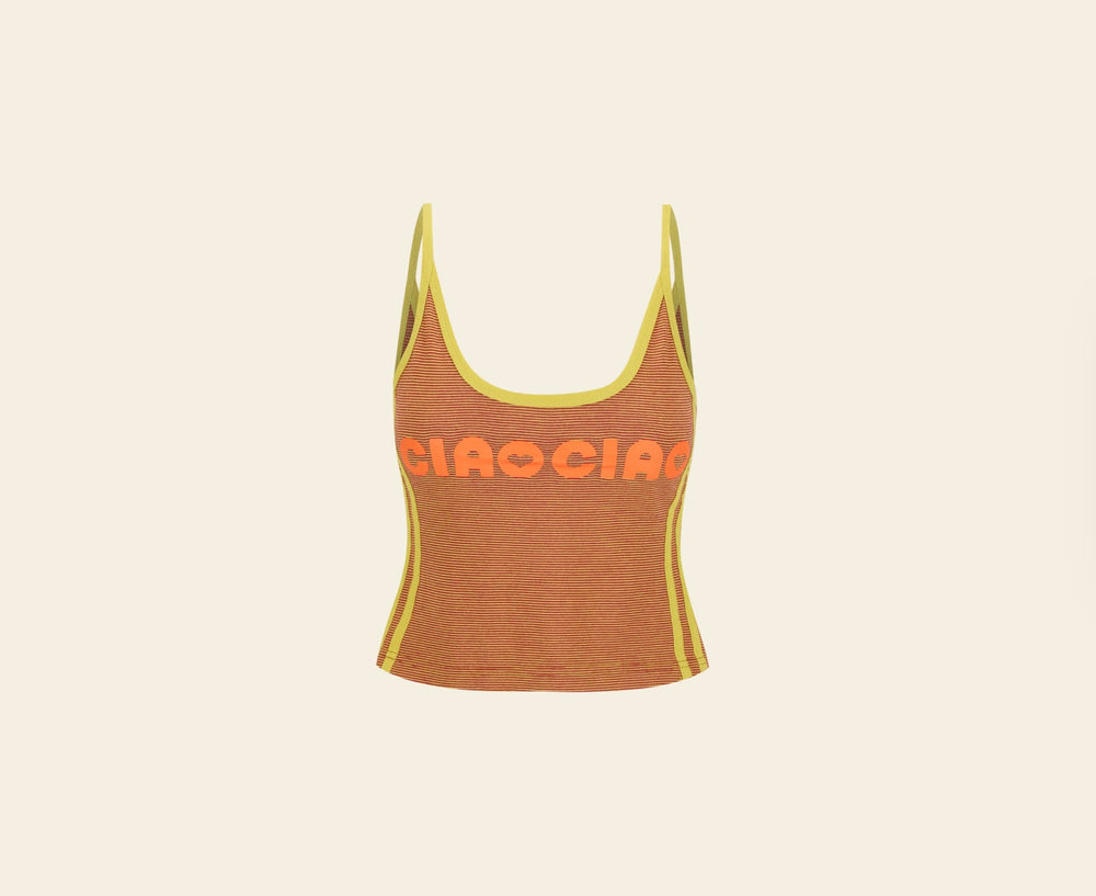 Ciao Ciao Vacation - Alessia Stripe Singlet