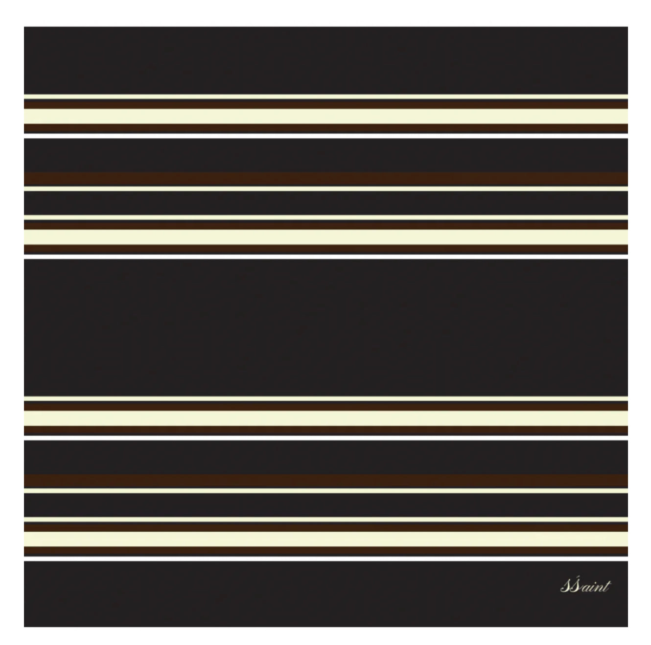 SSAINT - La Serena Stripe Sarong - Black