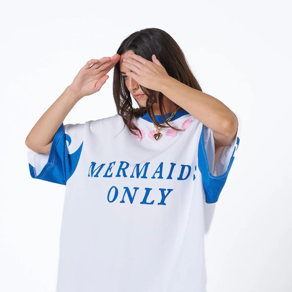 Hibiscus Hotel - Mermaid Only Oversized Tee
