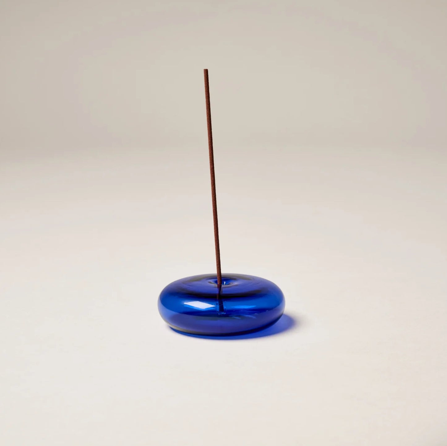 Gentle Habits - Glass Vessel Incense Holder - Colbalt