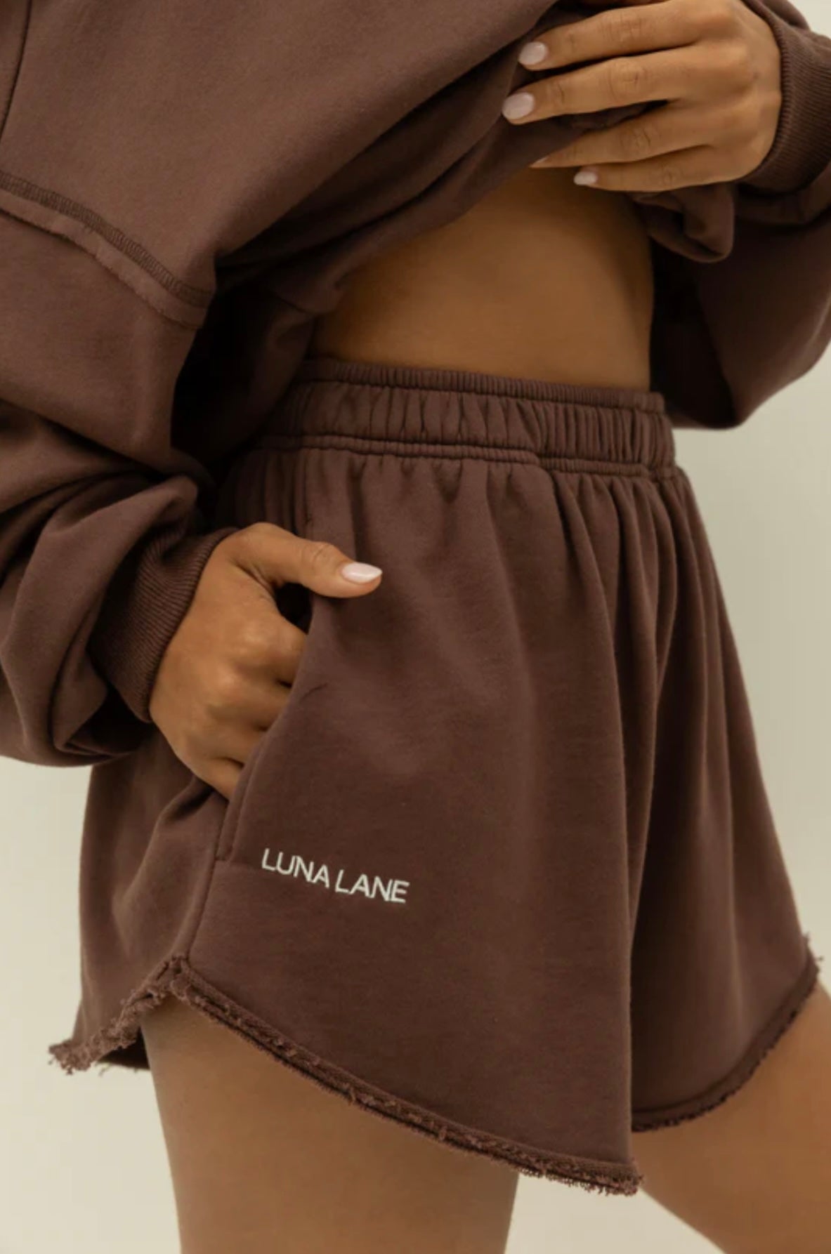 Luna Lane - Macy Shorts in Chocolate