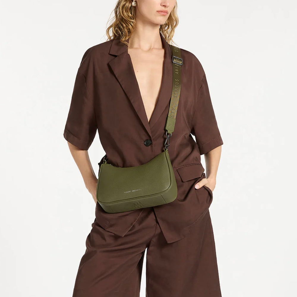 
                      
                        Status Anxiety - Look Both Ways Bag in Khaki
                      
                    