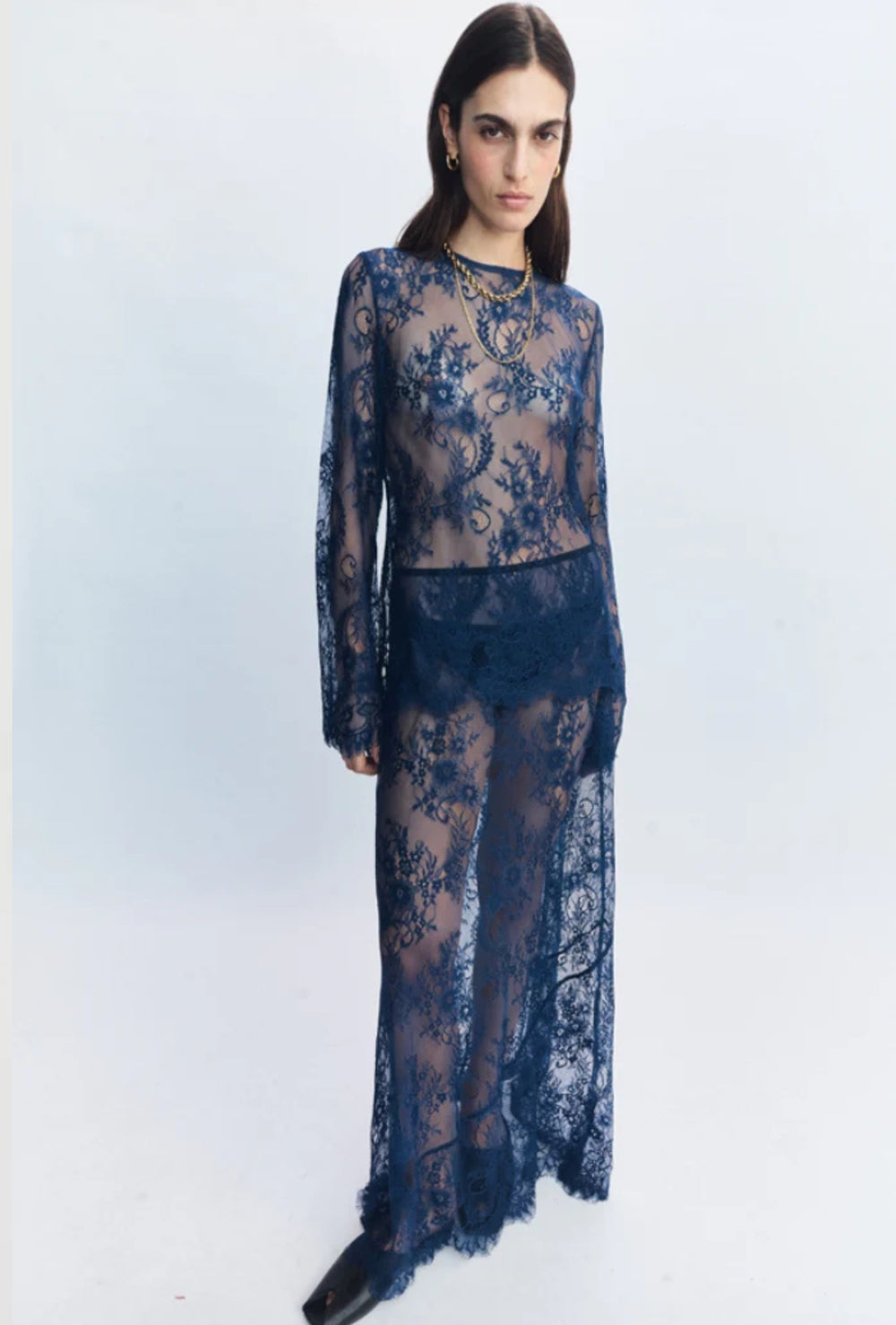 Blanca - Sadie Skirt in Navy