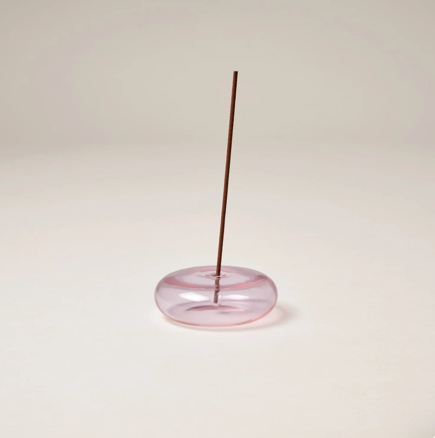 Gentle Habits - Glass Vessel Incense Holder - Pink