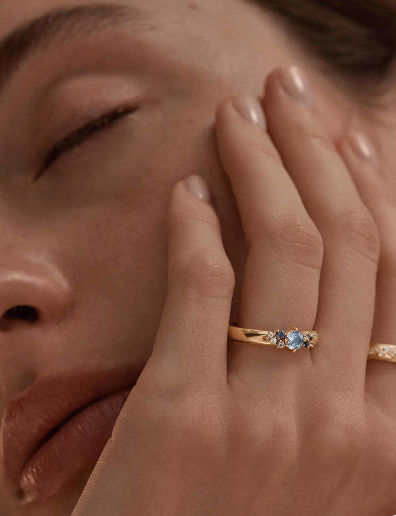 By Charlotte - I Breathe, I Become Ring in Gold