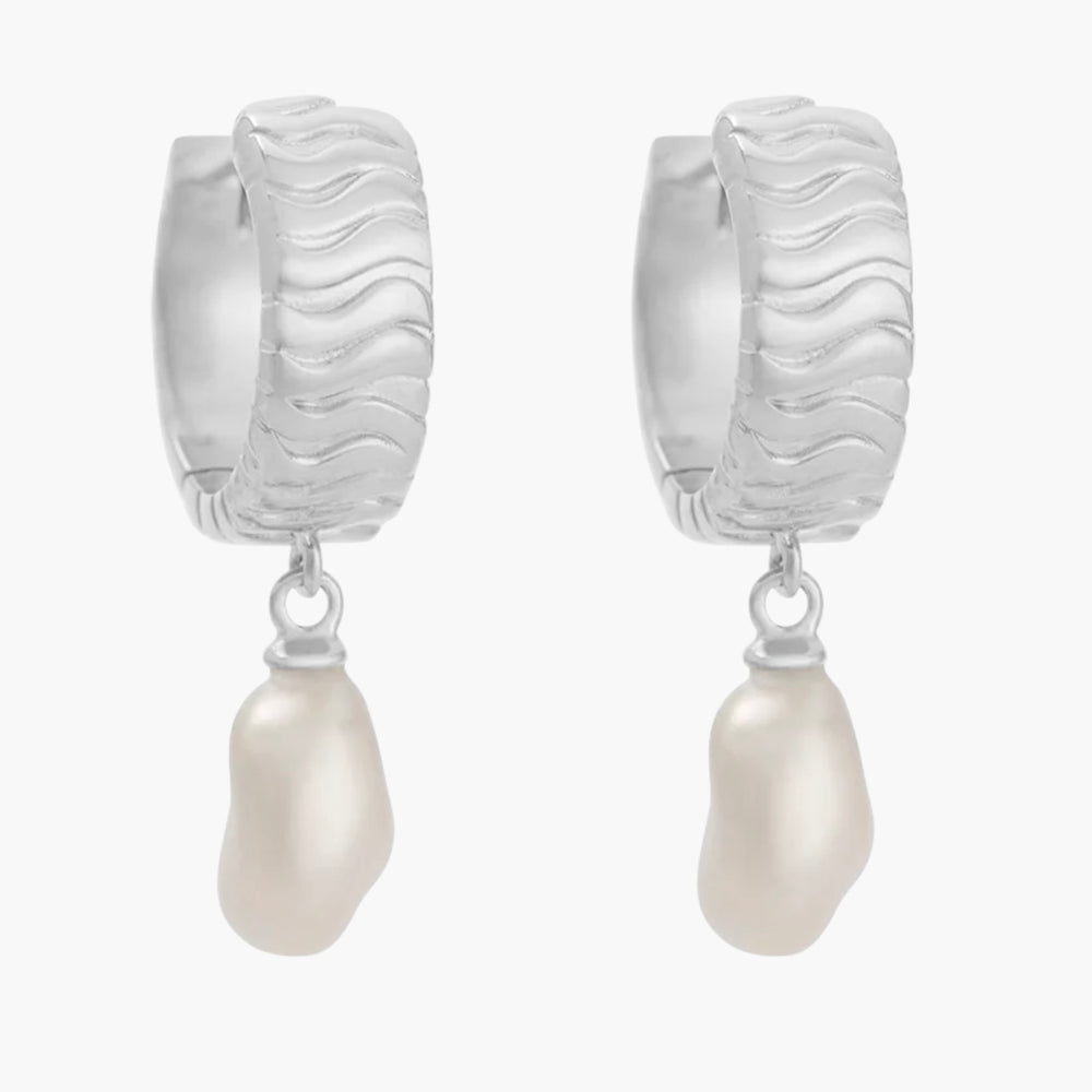 Kirstin Ash - Isole Hoops in Silver