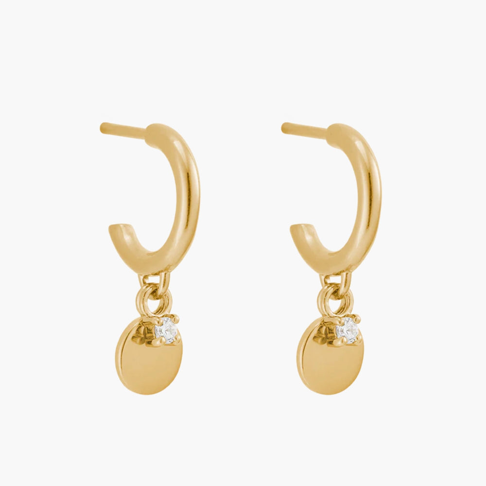 Kirstin Ash - Honour Hoops in Gold