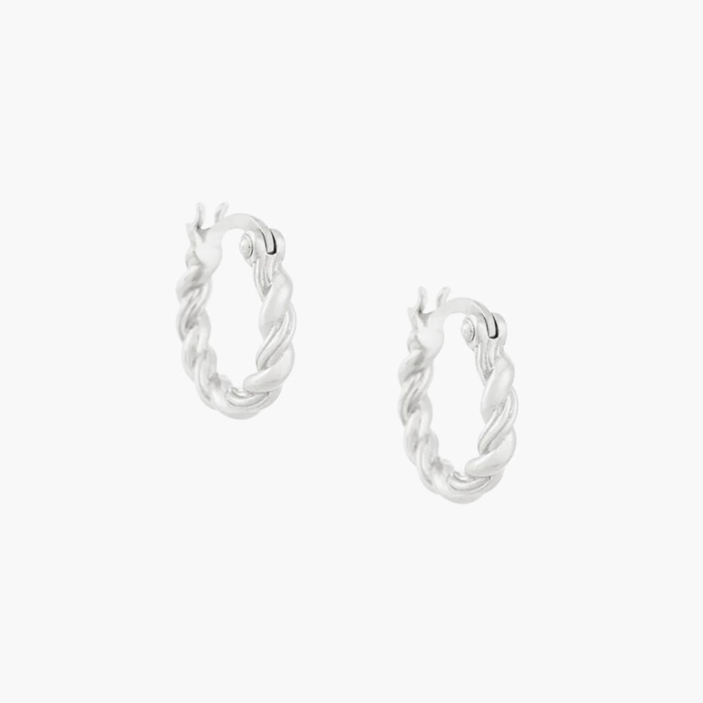 Kirstin Ash - Horizon Hoops in Silver