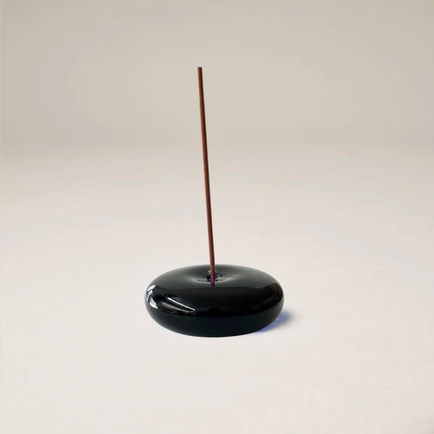 Gentle Habits - Glass Vessel Incense Holder - Black