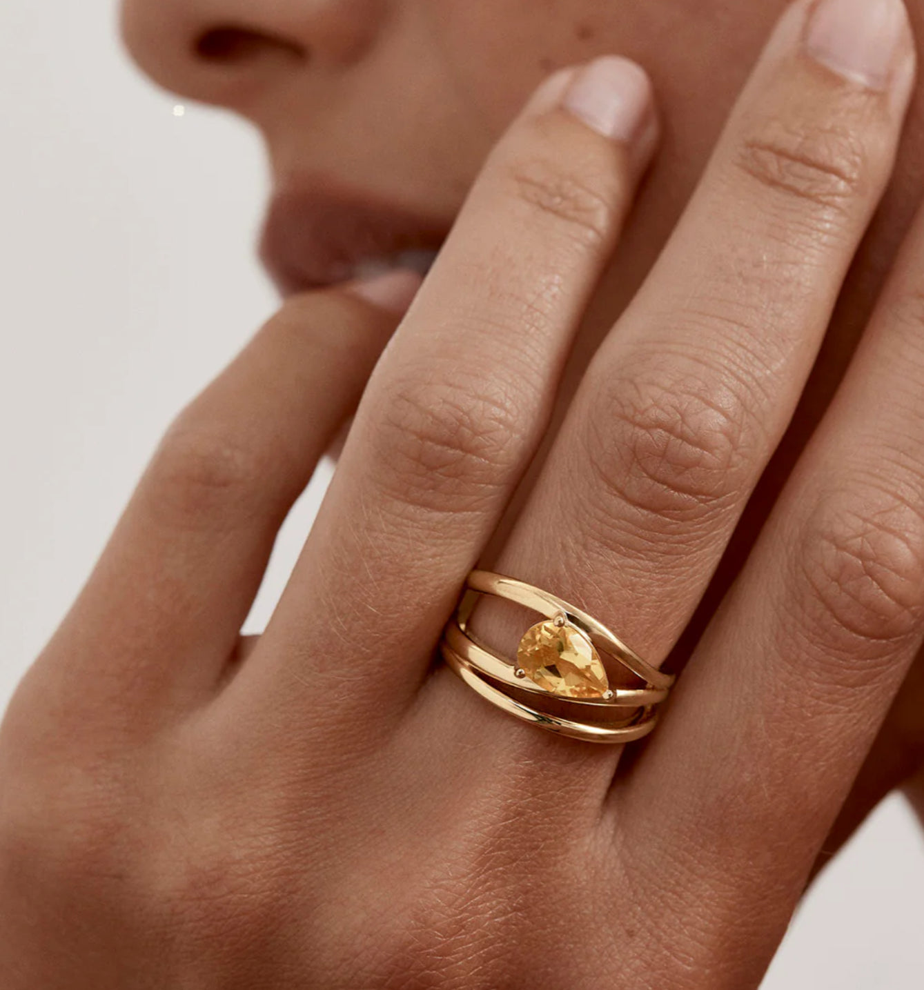 By Charlotte - Joy Of Life Ring in Gold