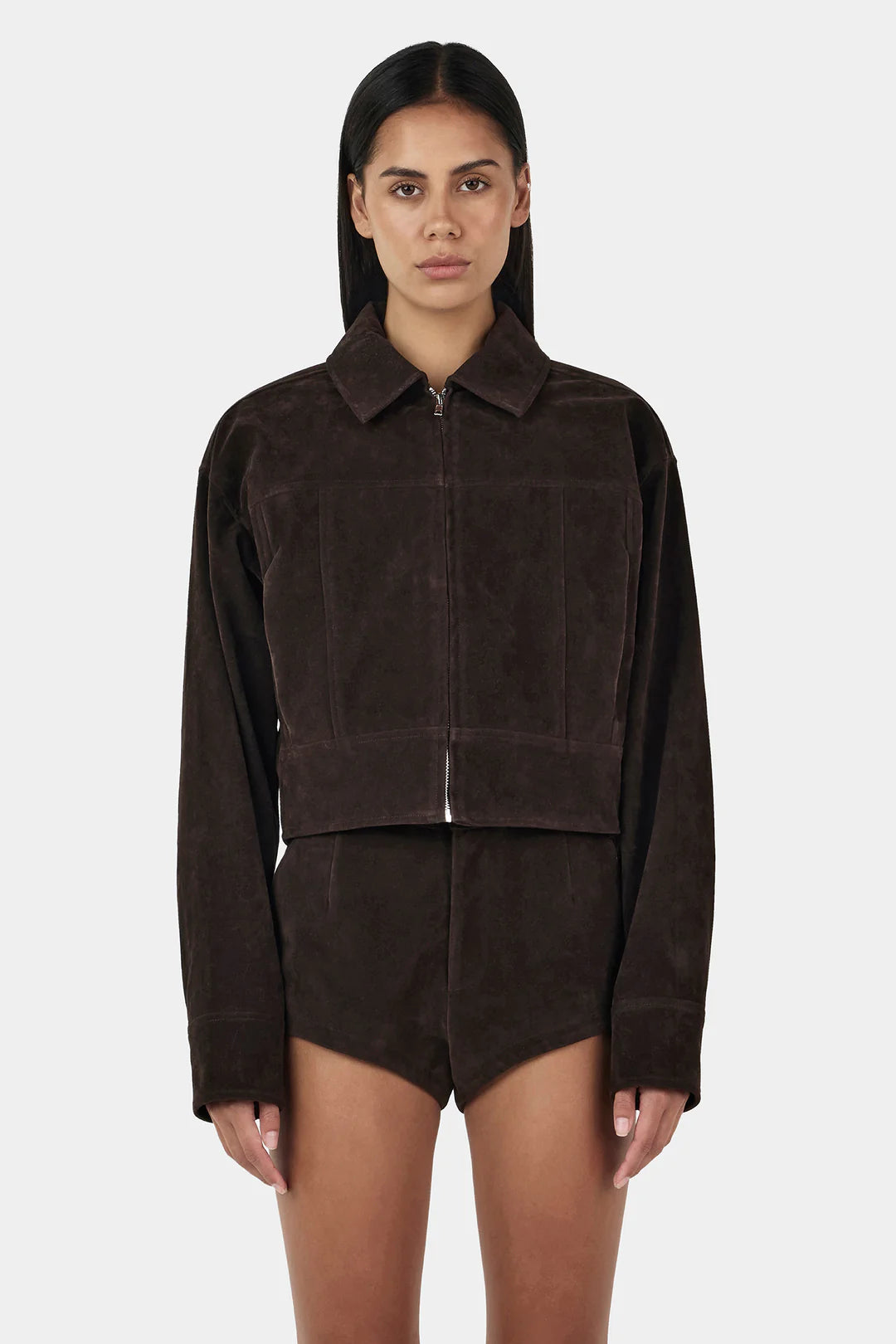 Ownley - Gina Bomber Jacket in Rum Rasin
