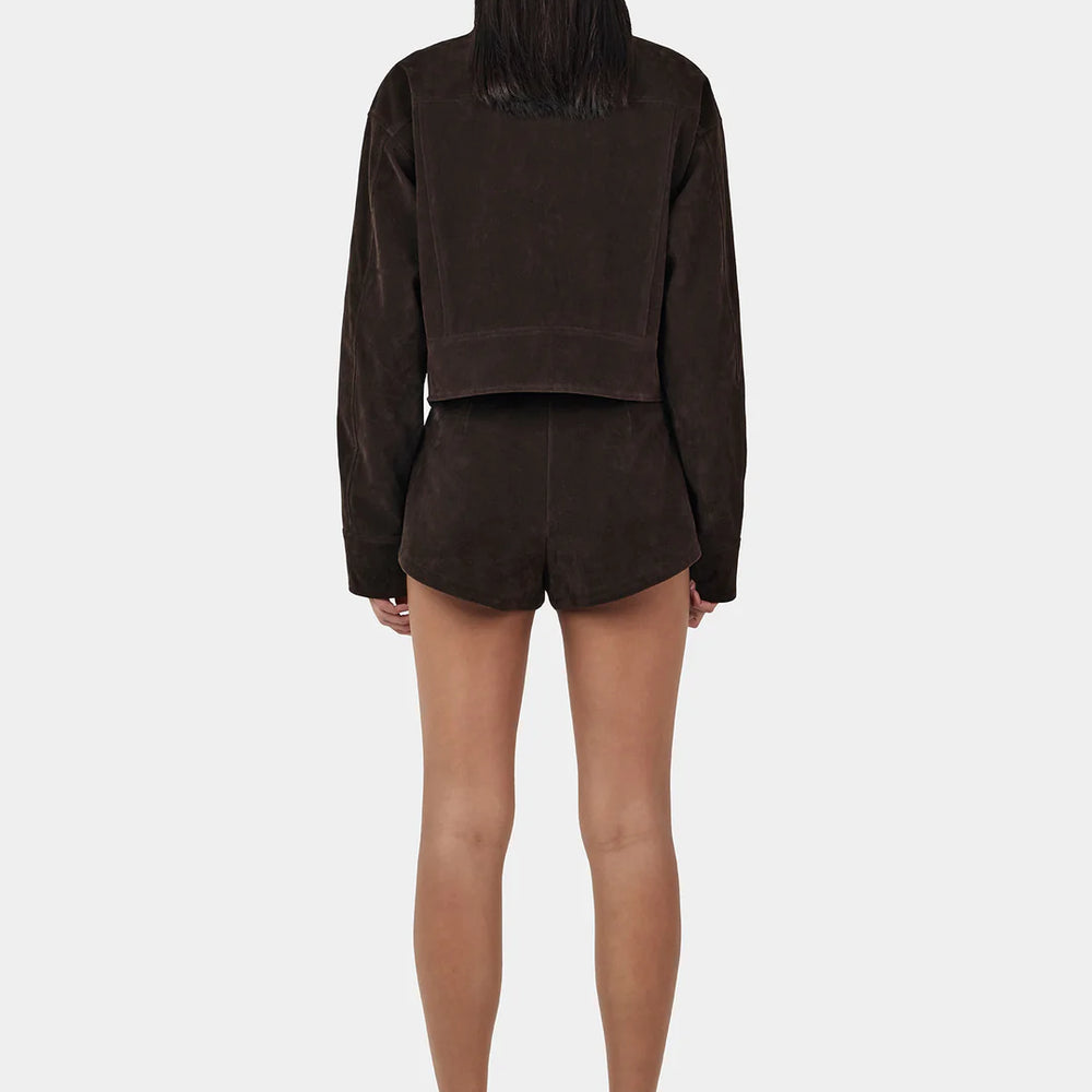 
                      
                        Ownley - Gina Bomber Jacket in Rum Rasin
                      
                    