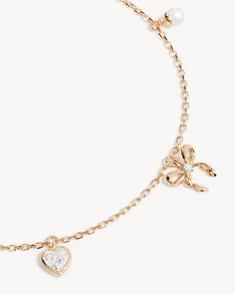 By Charlotte - Forever Yours Charm Bracelet in Gold