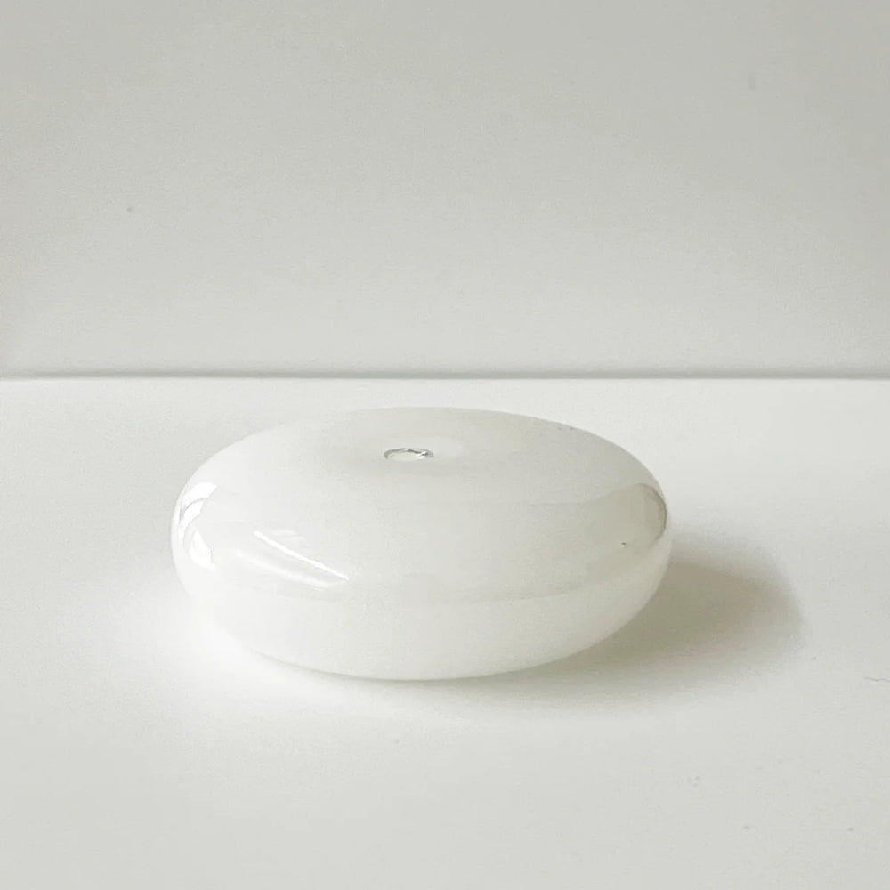 Gentle Habits - Glass Vessel Incense Holder in White