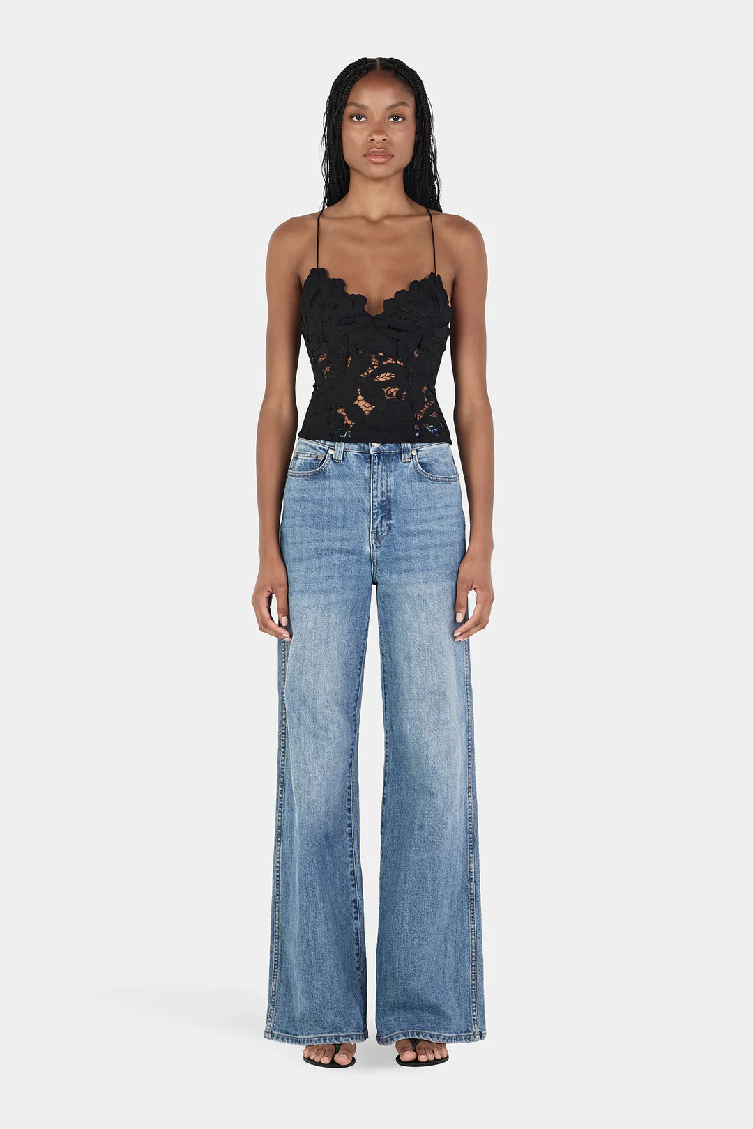 Hansen and Gretel - Declan Denim Jeans in Mid Blue