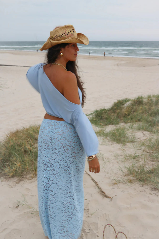 
                      
                        Fiamma - Bluette Lace Midi Skirt
                      
                    