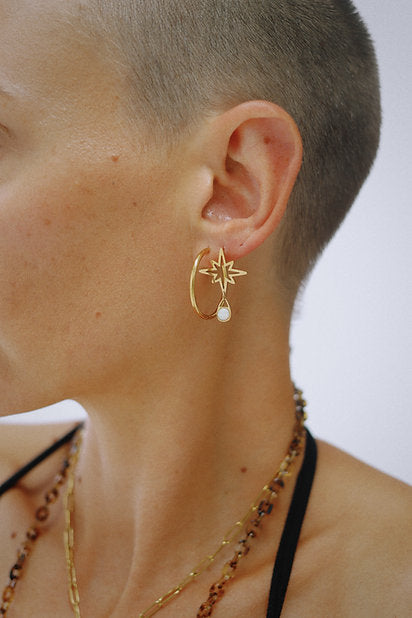 Margaux Lee - Solange Hoops in Gold