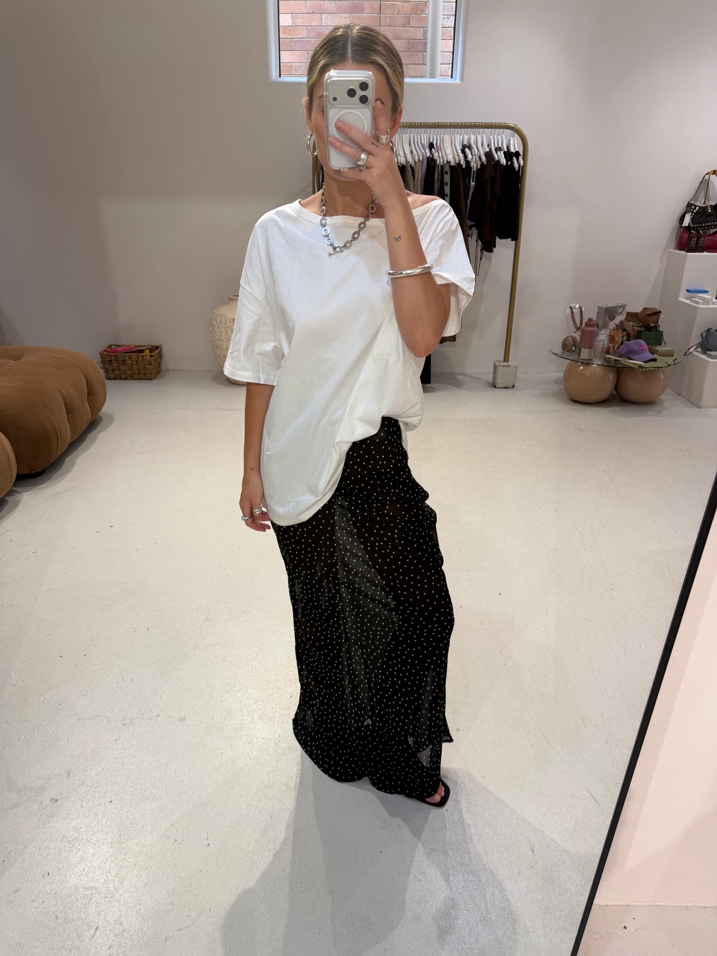 By Frankie -  Polka Skirt + Tee Set