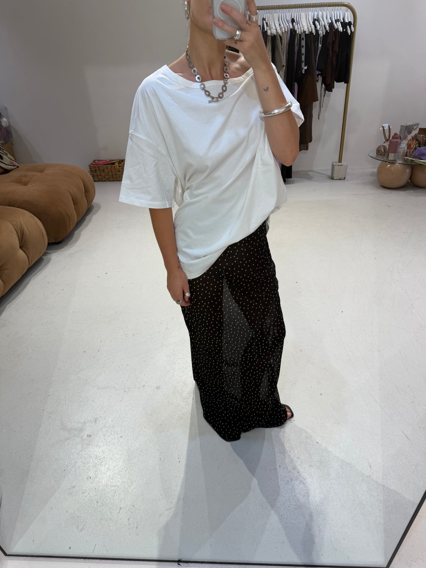 By Frankie -  Polka Skirt + Tee Set