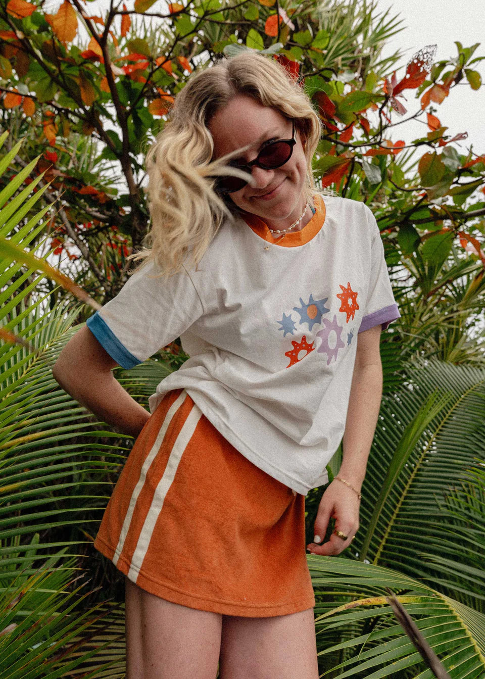 Atmosea - Sporty Terry Skirt in Rust