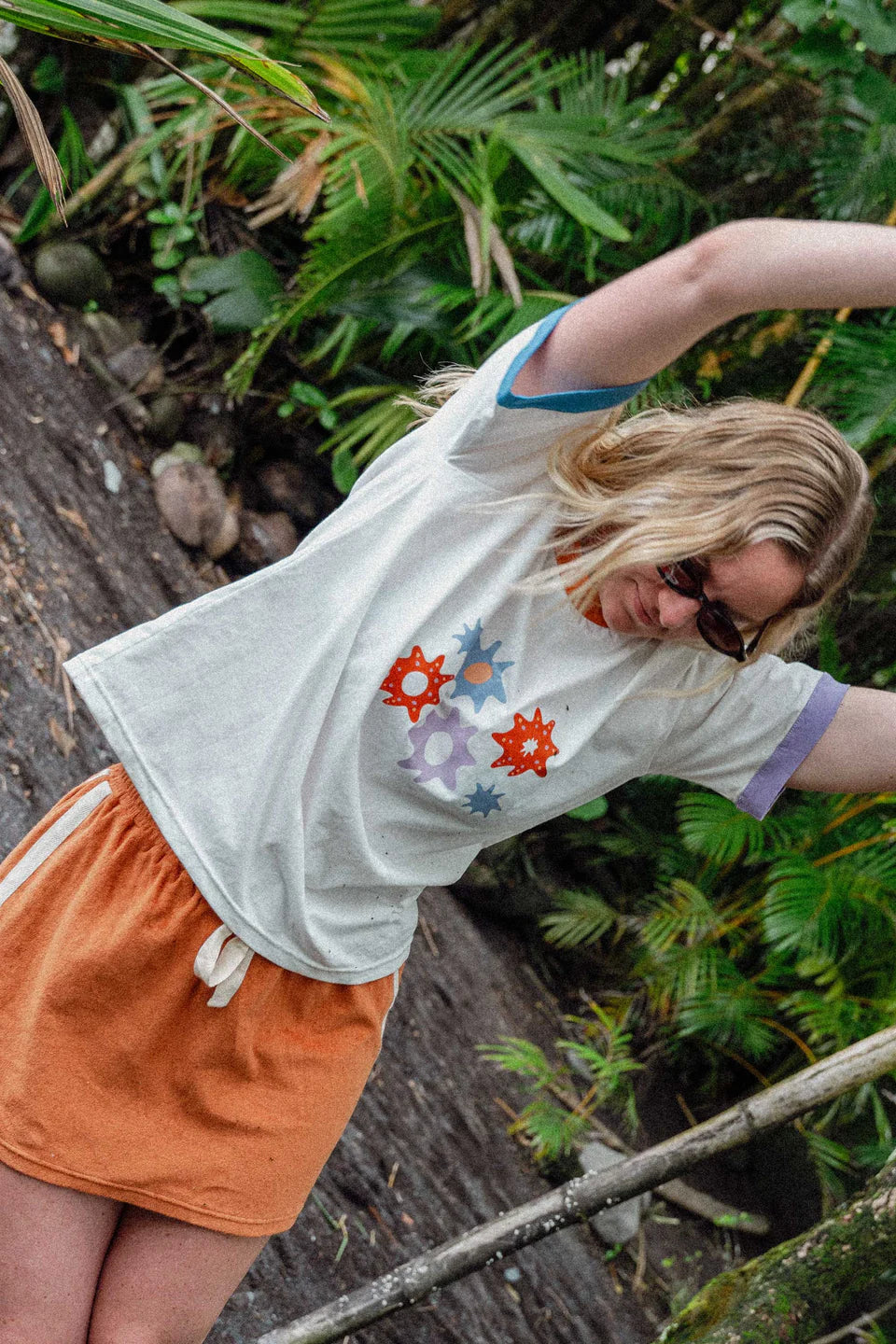 Atmosea - Sporty Terry Skirt in Rust