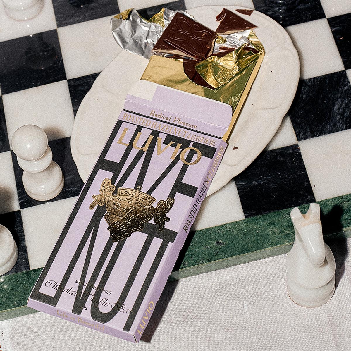 LOCO LOVE - Luvio Chocolate Bar in Roasted Hazelnut