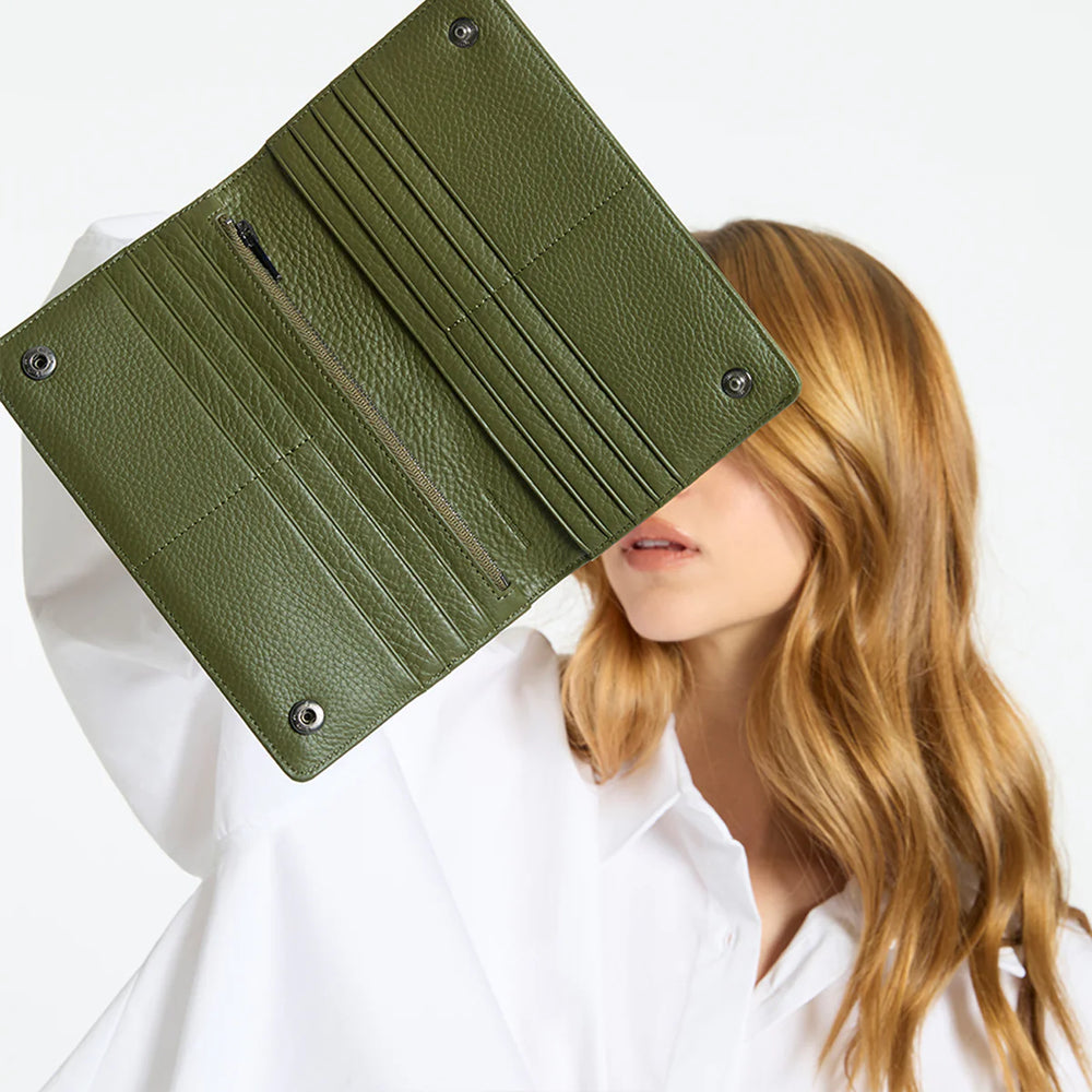 Status Anxiety - Living Proof Wallet in Khaki