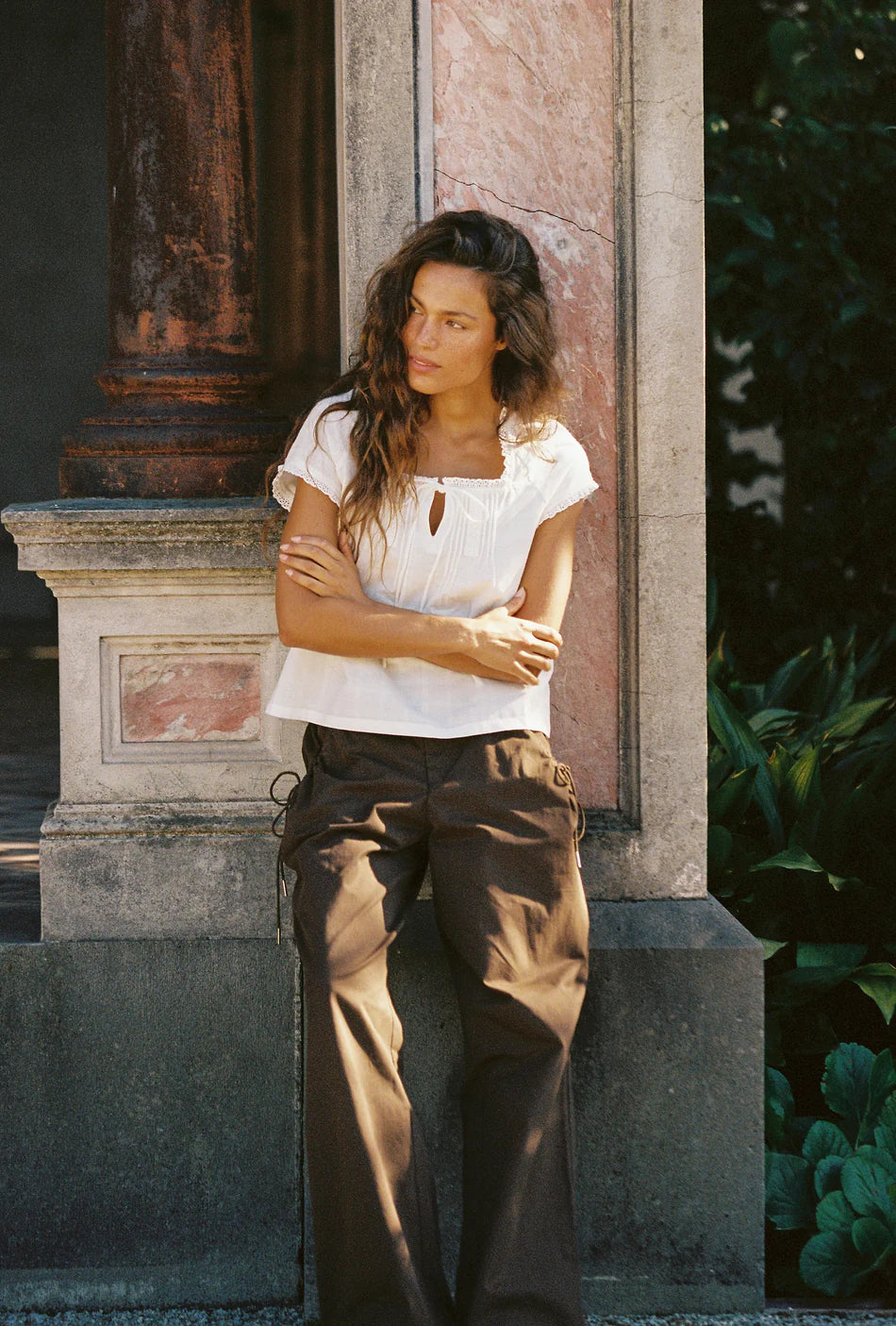 JUNI - Macie Pant in Cocoa (Tall)