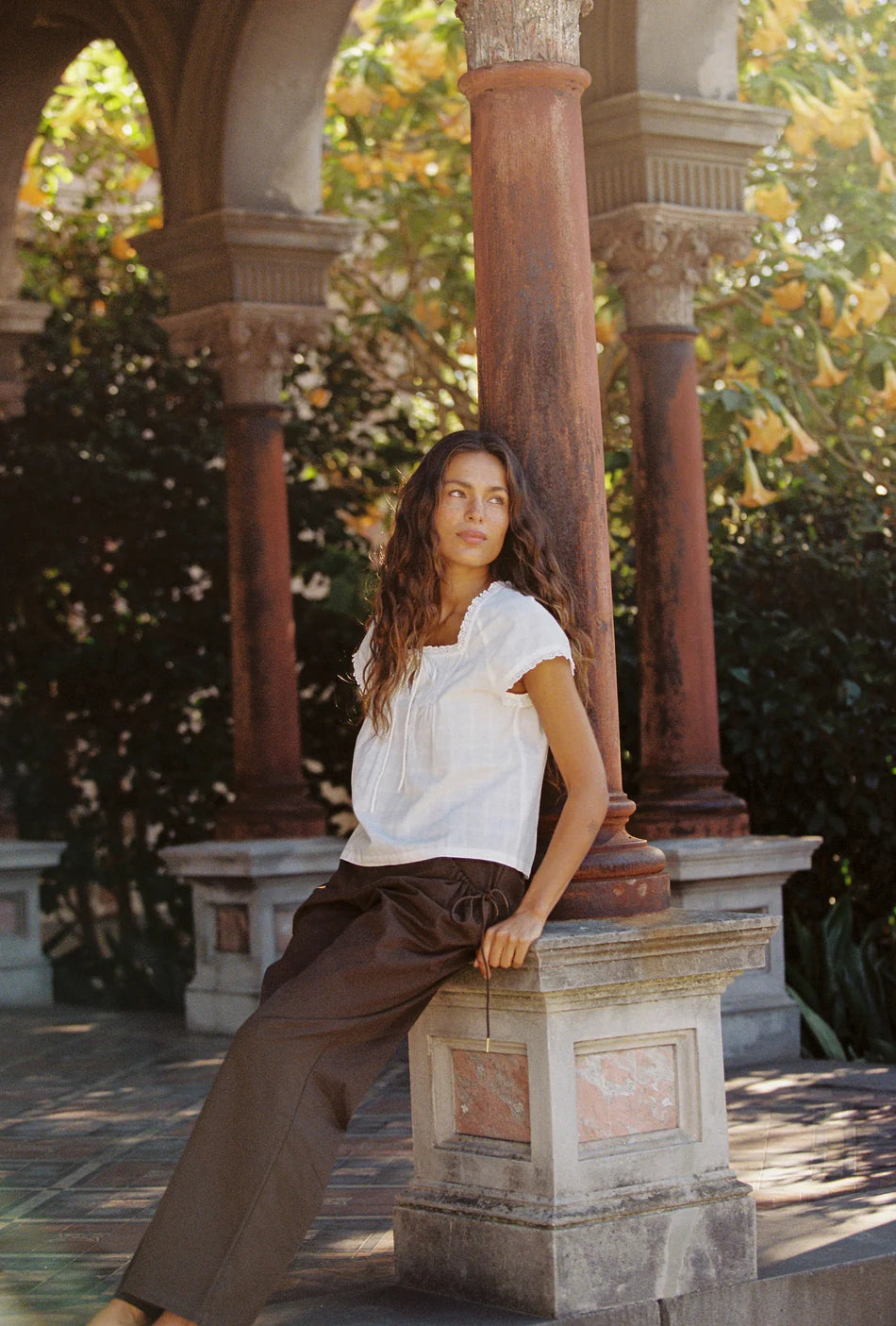 JUNI - Macie Pant in Cocoa (Regular)