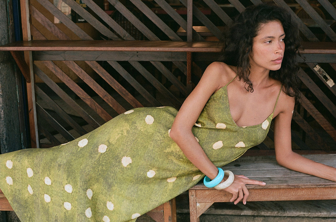 Kinga Csilla - LA Olivia Spot Sia Dress