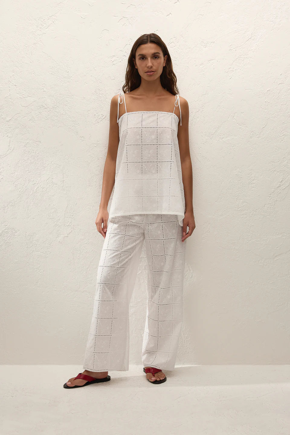 Faithfull The Brand - Mora Top - Handkerchief Broderie White