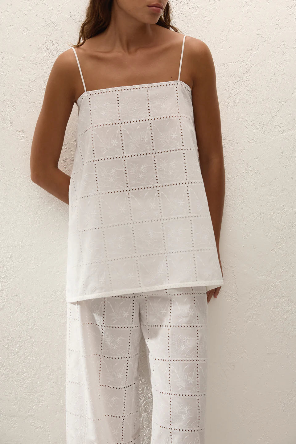 Faithfull The Brand - Mora Top - Handkerchief Broderie White
