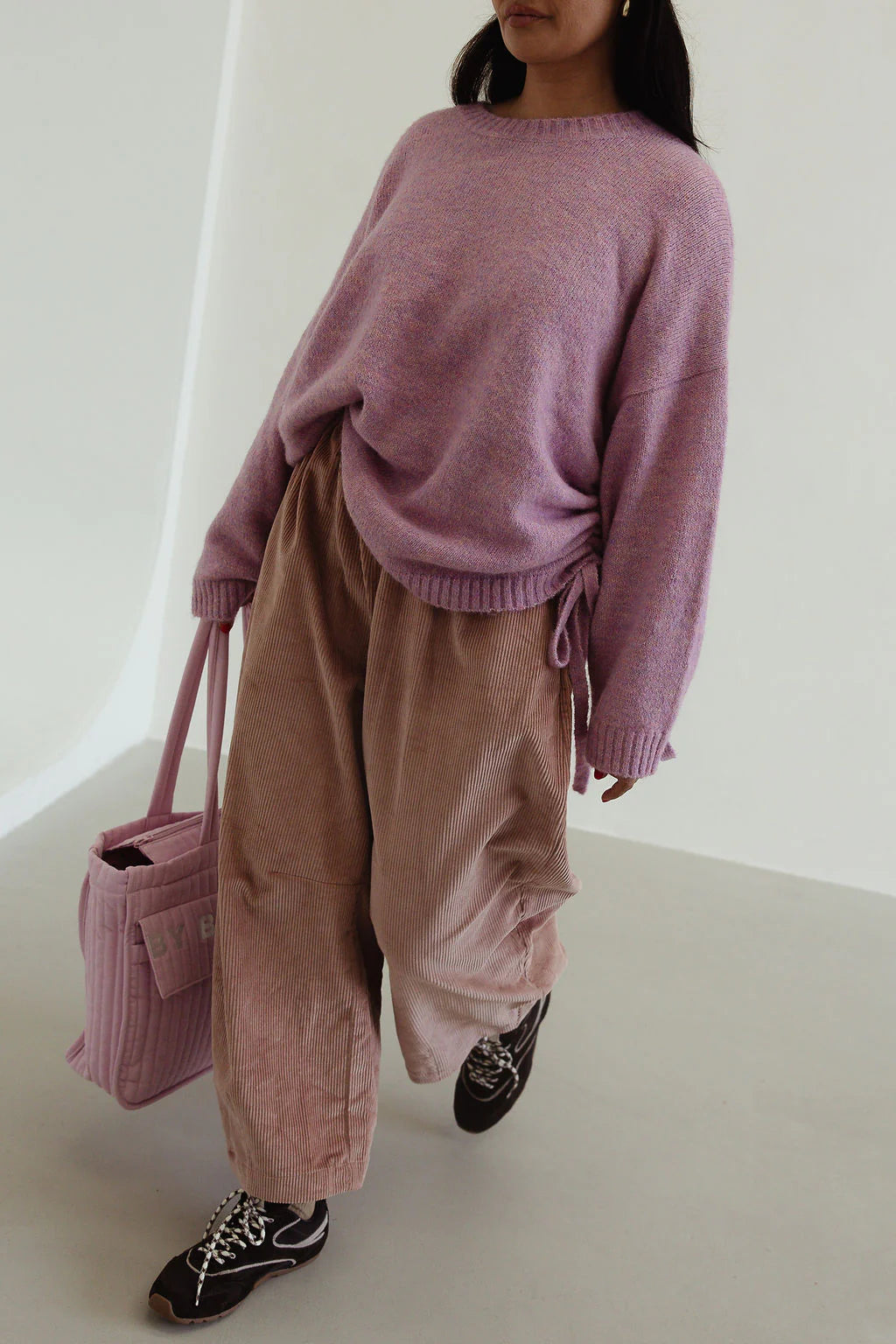 By Billie - Ren Cord Pant in Musk Pink