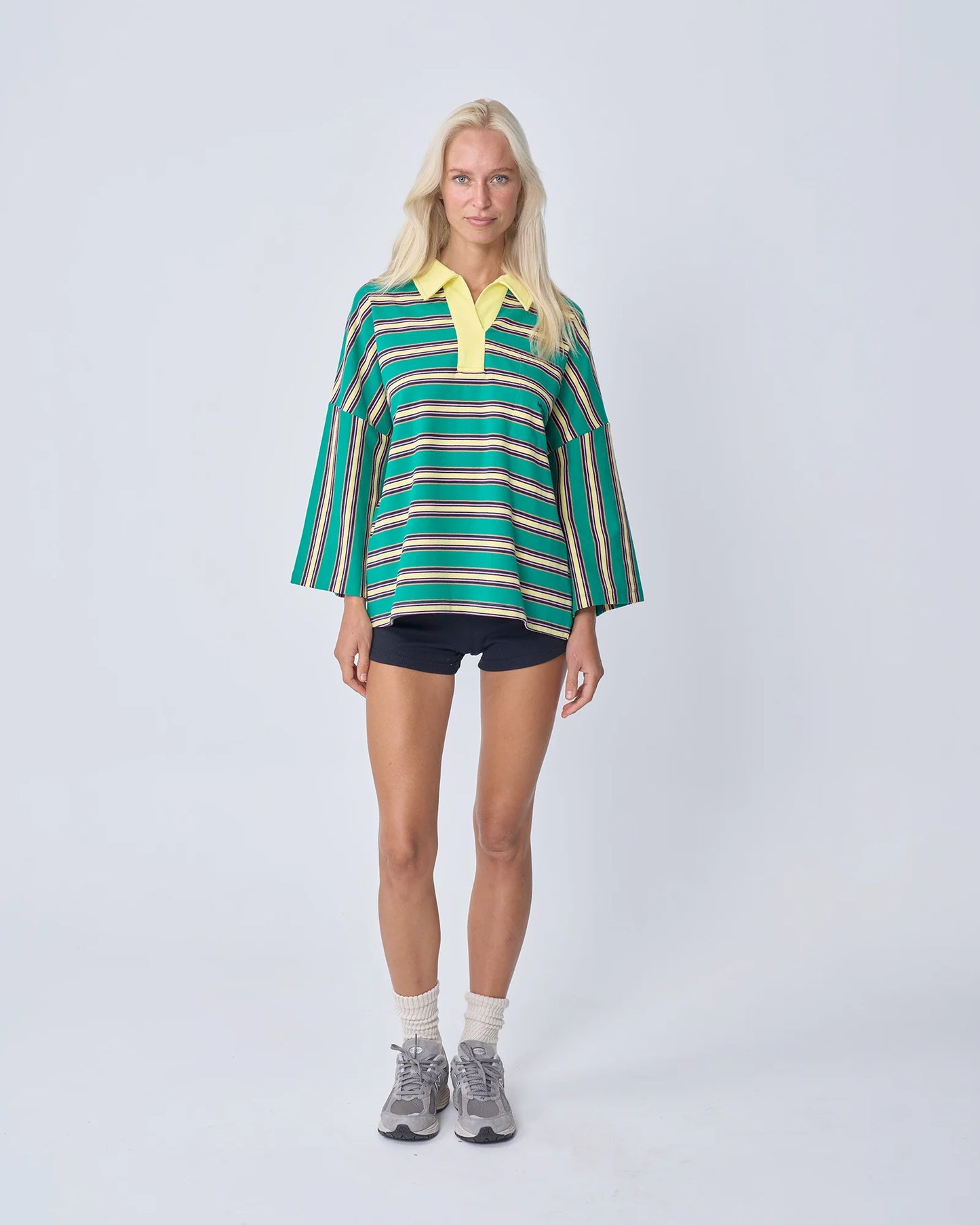 Near The Sea - Oversized Polo in Green