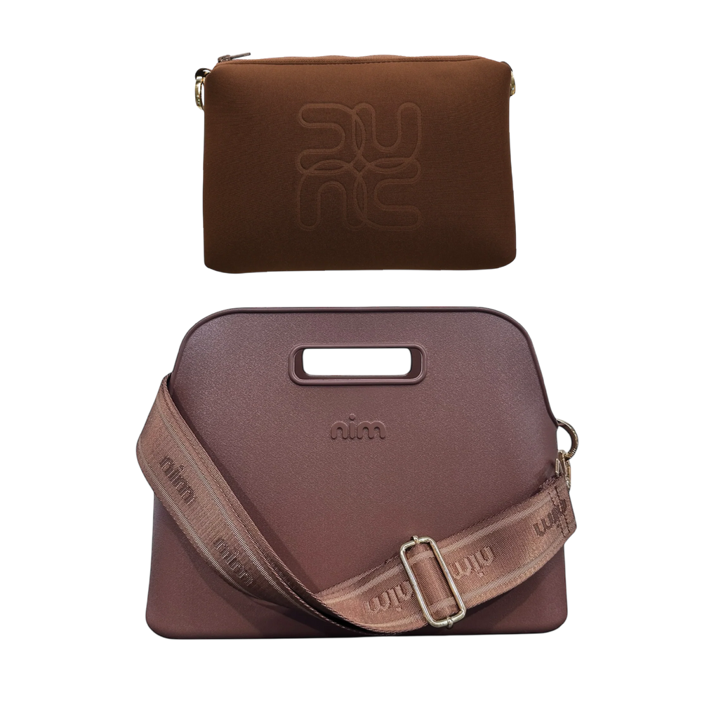 NIM The Label - BB Tote Set in Cocoa