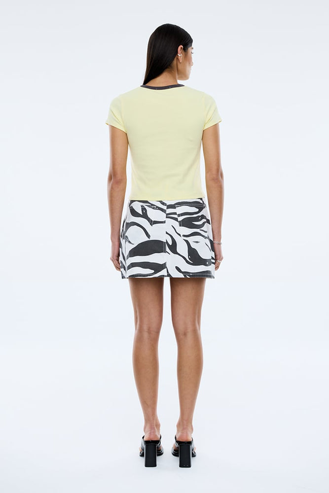 
                      
                        Ena Pelly - Rory Contrast Baby Tee in Panna Cotta
                      
                    