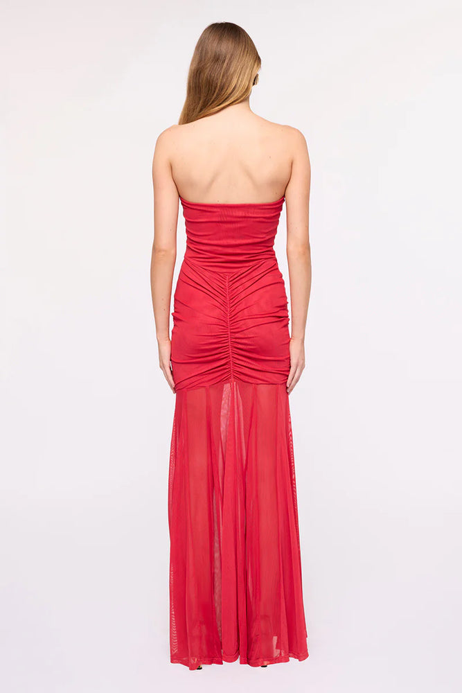 
                      
                        Suboo - Phoenix Bustier Maxi Dress in Red
                      
                    