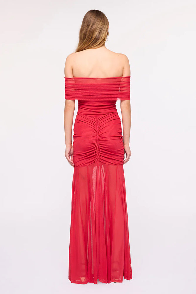 
                      
                        Suboo - Phoenix Bustier Maxi Dress in Red
                      
                    