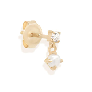 
            
                Load image into Gallery viewer, By Charlotte - 14K Solid Gold Tranquillity Diamond Studs
            
        