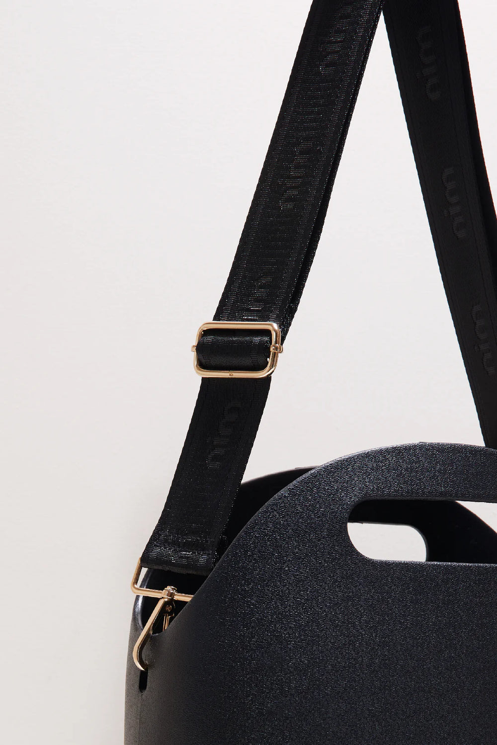 NIM The Label - Shoulder Strap - Black Mono + Gold