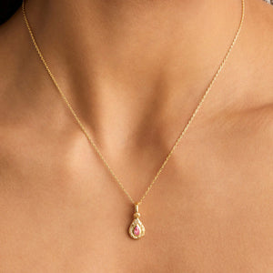 By Charlotte - With Love Pendant - October