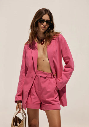 MOS The Label - Thalia Shorts in Cerise