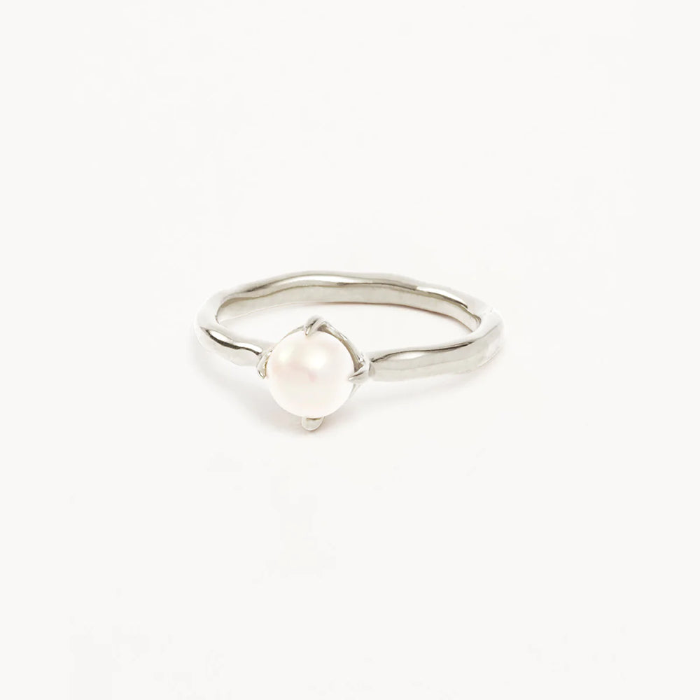 
            
                Load image into Gallery viewer, By Charlotte - Endless Grace Pearl Ring in Silver
            
        