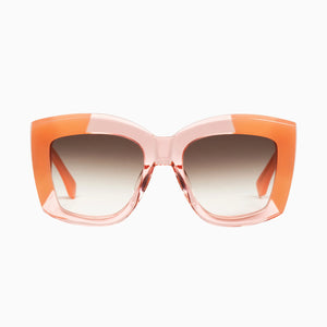 Valley Eyewear - Coltrane in Pink w. Blush Corners/ Brown Gradient Lens