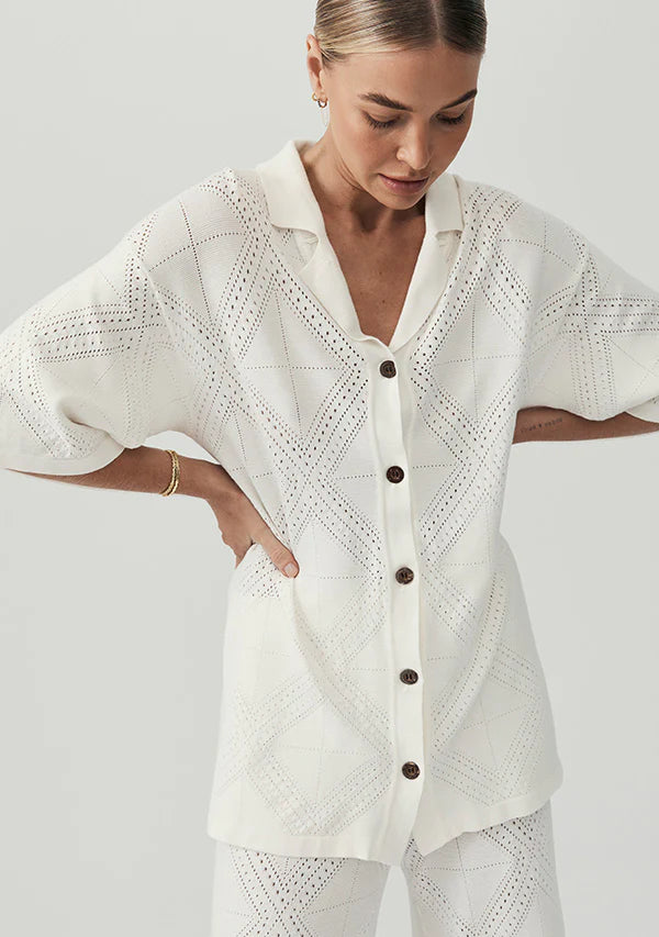 MOS The Label - Lana Shirt in Ivory