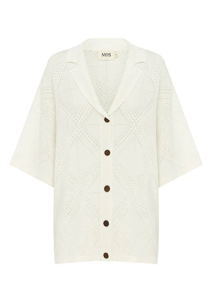 MOS The Label - Lana Shirt in Ivory