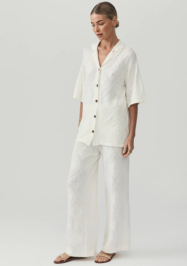MOS The Label - Lana Shirt in Ivory