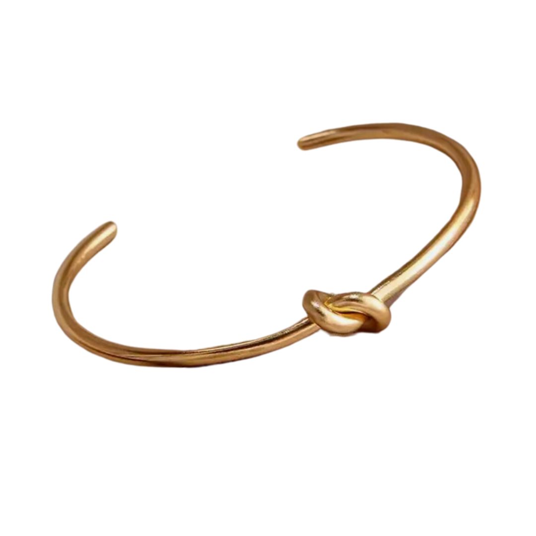 We Are Emte - Tie The Knot Cuff in Gold