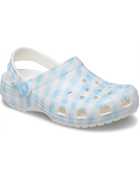 Crocs - Classic Clog in Blue Gingham